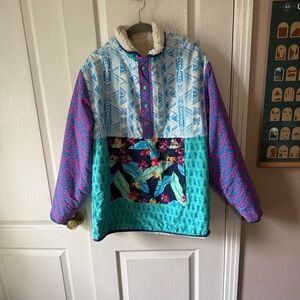 Chubbies Colorful Patterned Pullover Jacket